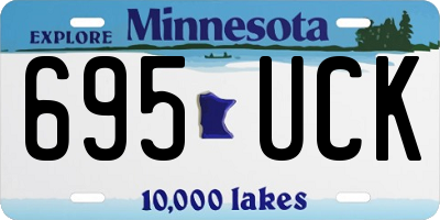 MN license plate 695UCK