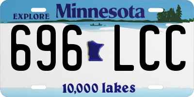 MN license plate 696LCC