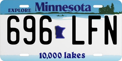 MN license plate 696LFN