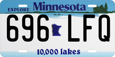 MN license plate 696LFQ