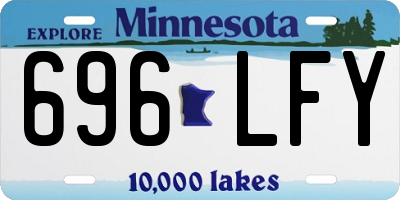 MN license plate 696LFY