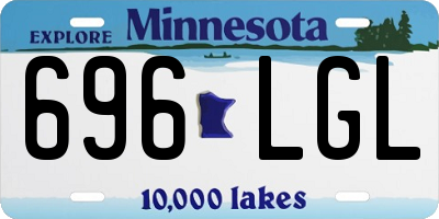 MN license plate 696LGL