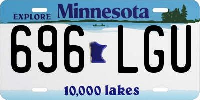 MN license plate 696LGU