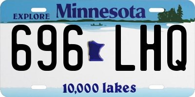 MN license plate 696LHQ