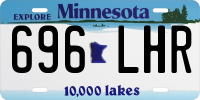 MN license plate 696LHR