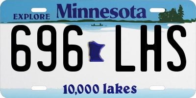 MN license plate 696LHS
