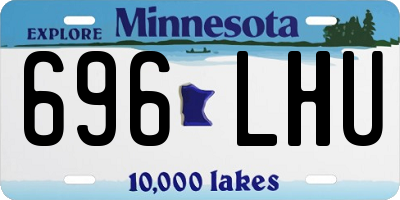 MN license plate 696LHU