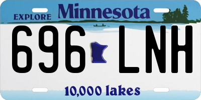 MN license plate 696LNH