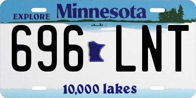 MN license plate 696LNT
