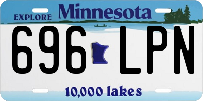 MN license plate 696LPN
