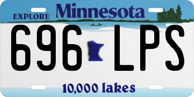 MN license plate 696LPS