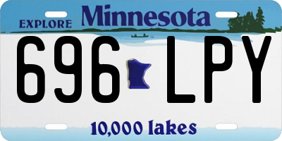 MN license plate 696LPY