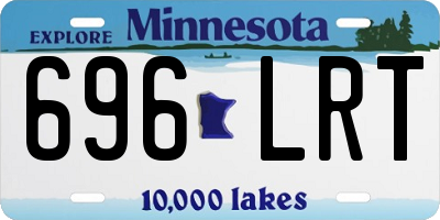 MN license plate 696LRT