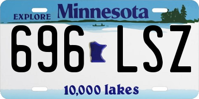 MN license plate 696LSZ