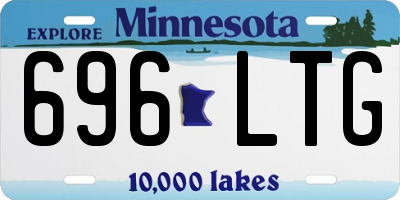 MN license plate 696LTG
