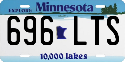 MN license plate 696LTS