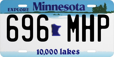 MN license plate 696MHP