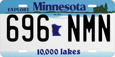 MN license plate 696NMN