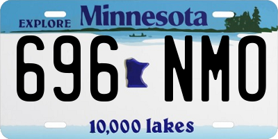 MN license plate 696NMO
