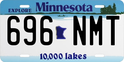 MN license plate 696NMT