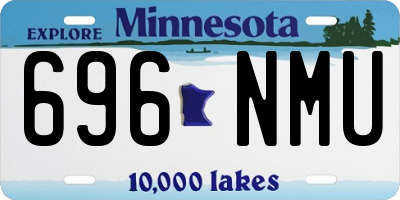 MN license plate 696NMU