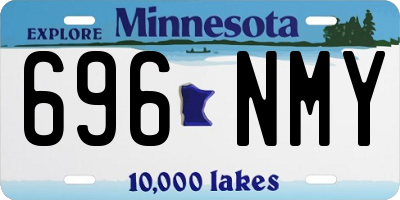 MN license plate 696NMY