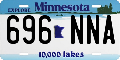 MN license plate 696NNA