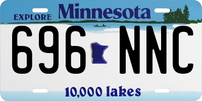 MN license plate 696NNC