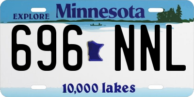 MN license plate 696NNL