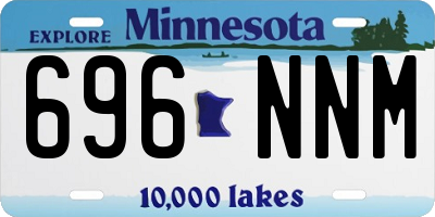 MN license plate 696NNM
