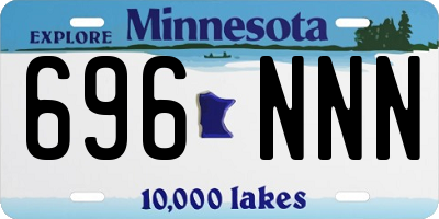 MN license plate 696NNN