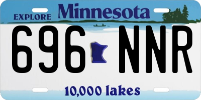 MN license plate 696NNR