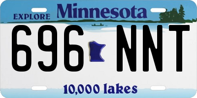 MN license plate 696NNT