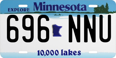 MN license plate 696NNU