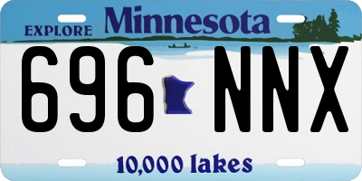 MN license plate 696NNX