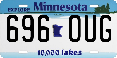 MN license plate 696OUG