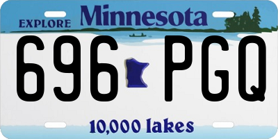 MN license plate 696PGQ