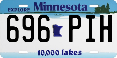 MN license plate 696PIH