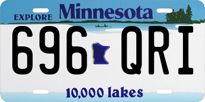 MN license plate 696QRI