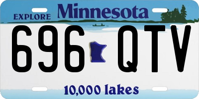 MN license plate 696QTV