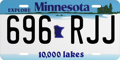 MN license plate 696RJJ