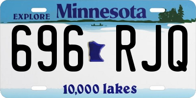 MN license plate 696RJQ