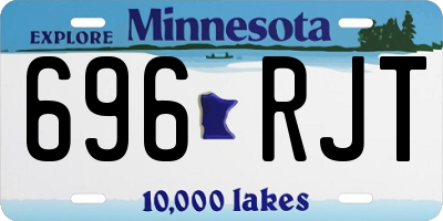 MN license plate 696RJT