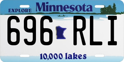 MN license plate 696RLI
