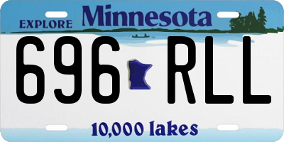 MN license plate 696RLL