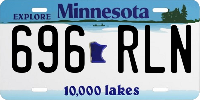 MN license plate 696RLN