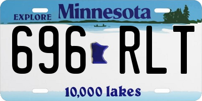 MN license plate 696RLT