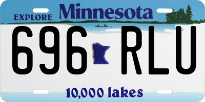 MN license plate 696RLU