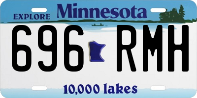 MN license plate 696RMH