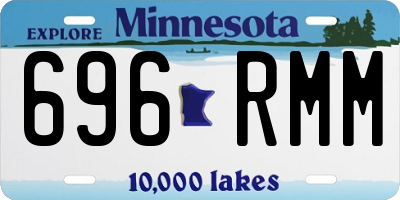 MN license plate 696RMM